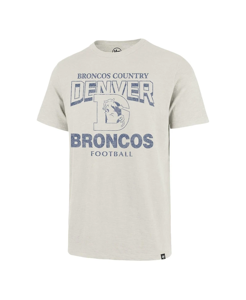 47 Brand Men's Natural Denver Broncos Head On Scrum T-Shirt