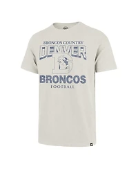 47 Brand Men's Natural Denver Broncos Head On Scrum T-Shirt