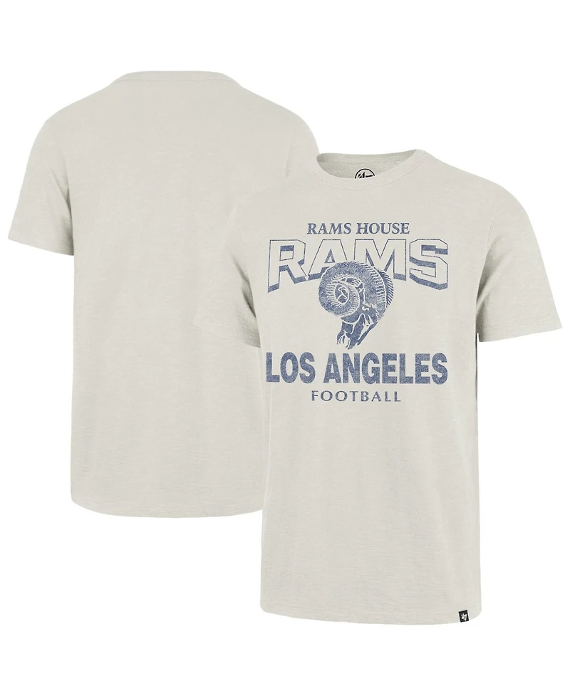 47 Brand Men's Natural Los Angeles Rams Head On Scrum T-Shirt