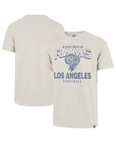 47 Brand Men's Natural Los Angeles Rams Head On Scrum T-Shirt