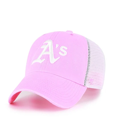 '47 Brand Women's Pink Athletics Summer Fun Trucker Clean Up Adjustable Hat