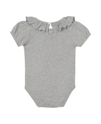 Outerstuff Baby Boys and Girls Scarlet/Gray Ohio State Buckeyes Two-Pack Playtime Ruffle Bodysuit Set