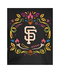 New Era Big Boys and Girls Black San Francisco Giants Dia de los Muertos T-Shirt