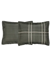 Macy's Annie Plaid Reversible Microfiber 8-piece Comforter Set