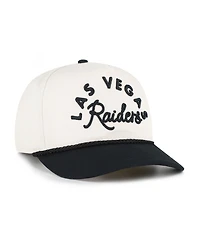 47 Brand Women's Natural Las Vegas Raiders Rope Script Hitch Adjustable Hat