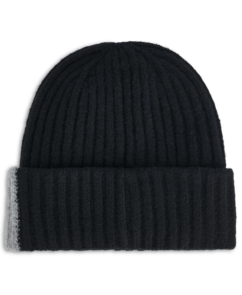 Calvin Klein Women's Colorblock Fold Over Cuff Beanie