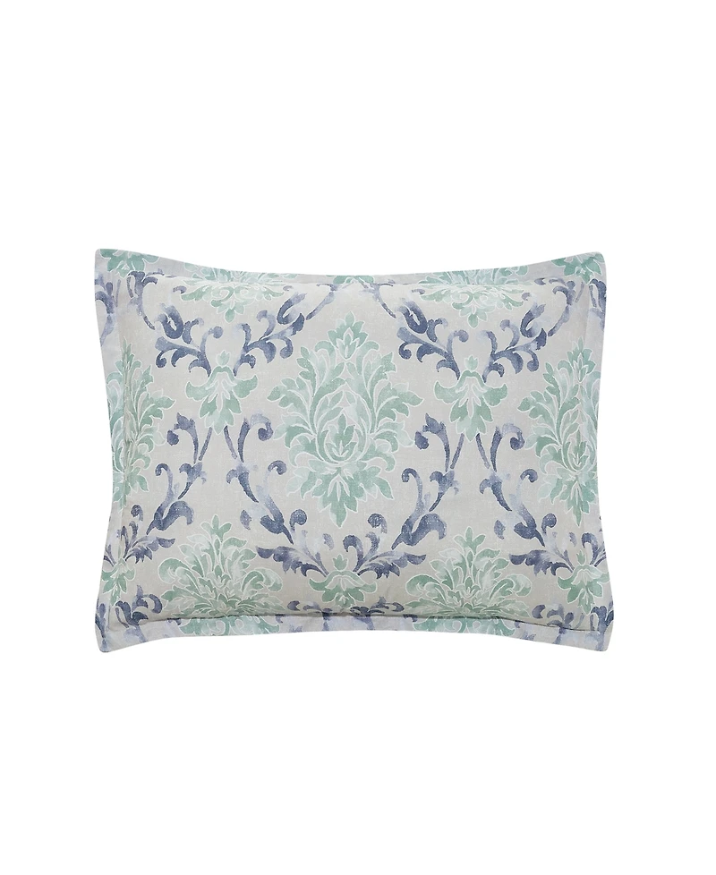 Macy's Painterly Damask Reversible Microfiber 3-piece Comforter Set