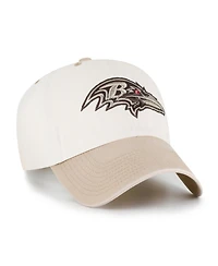 '47 Brand Men's Natural/Tan Baltimore Ravens Neutral Terrain Clean Up Adjustable Hat