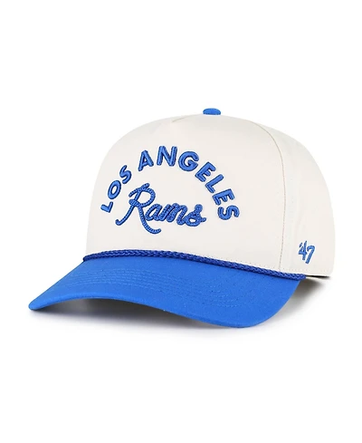 47 Brand Women's Natural Los Angeles Rams Rope Script Hitch Adjustable Hat