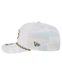 New Era Men's White Green Bay Packers Camo Rope 9SEVENTY Adjustable Hat