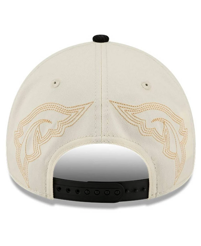 New Era Men's Stone San Francisco Giants Western Stitch 9FORTY A-Frame Adjustable Hat
