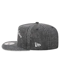 New Era Men's Black Boston Red Sox City Slogan A-Frame 9FIFTY Snapback Hat
