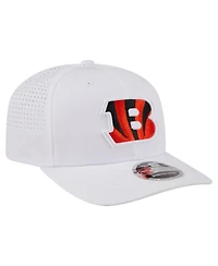 New Era Men's White Cincinnati Bengals Name Plate 9SEVENTY Adjustable Hat