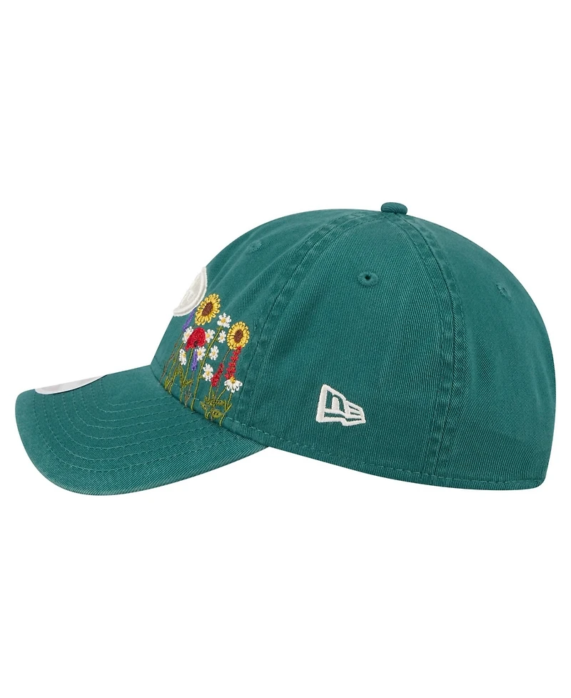 New Era Women's Green San Francisco 49ers Wildflower 9TWENTY Adjustable Hat