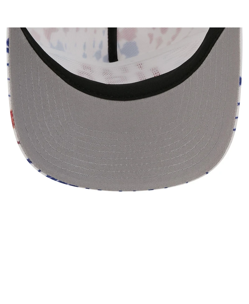 New Era Men's and Women's White Team Usa Firework 19TWENTY Rope Trucker Snapback Hat