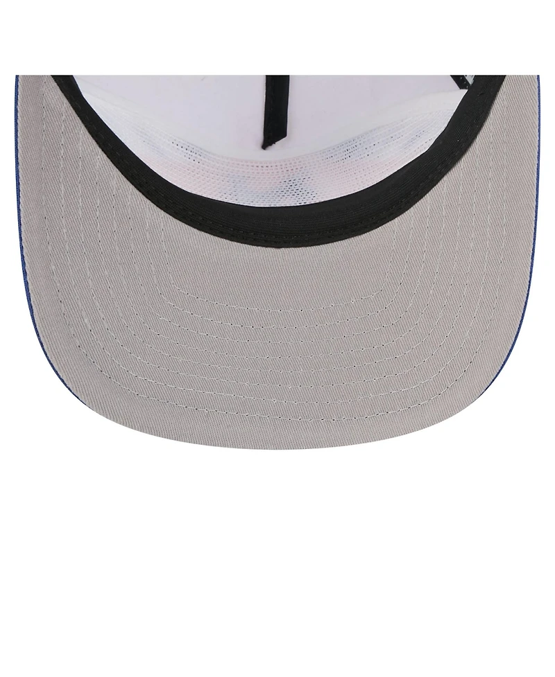 New Era Men's White/Royal New York Mets Retro Cut 19TWENTY Adjustable Trucker Hat