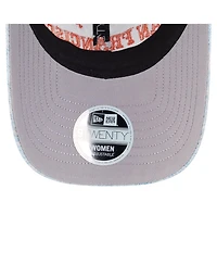 New Era Women's Light Blue San Francisco Giants Daisy All Over 9TWENTY Adjustable Hat