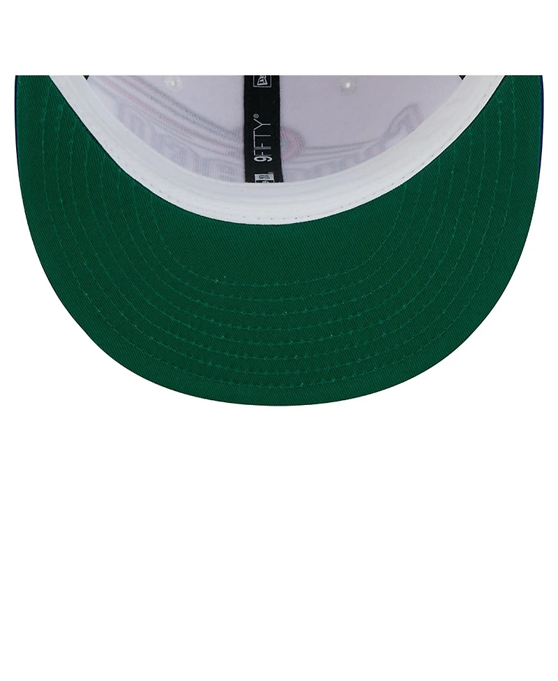 New Era Men's White Chicago Cubs Retro Sweep 9FIFTY Snapback Hat