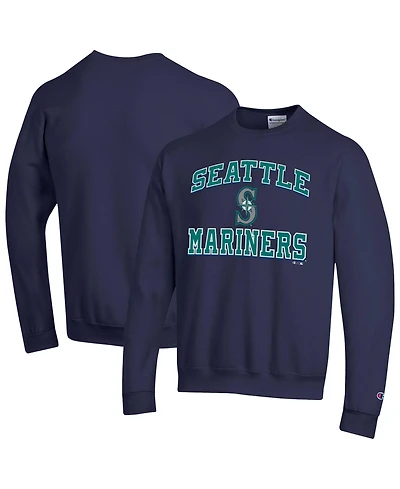 Champion Men's Navy Seattle Mariners Heart Soul Power blend Sweatshirt