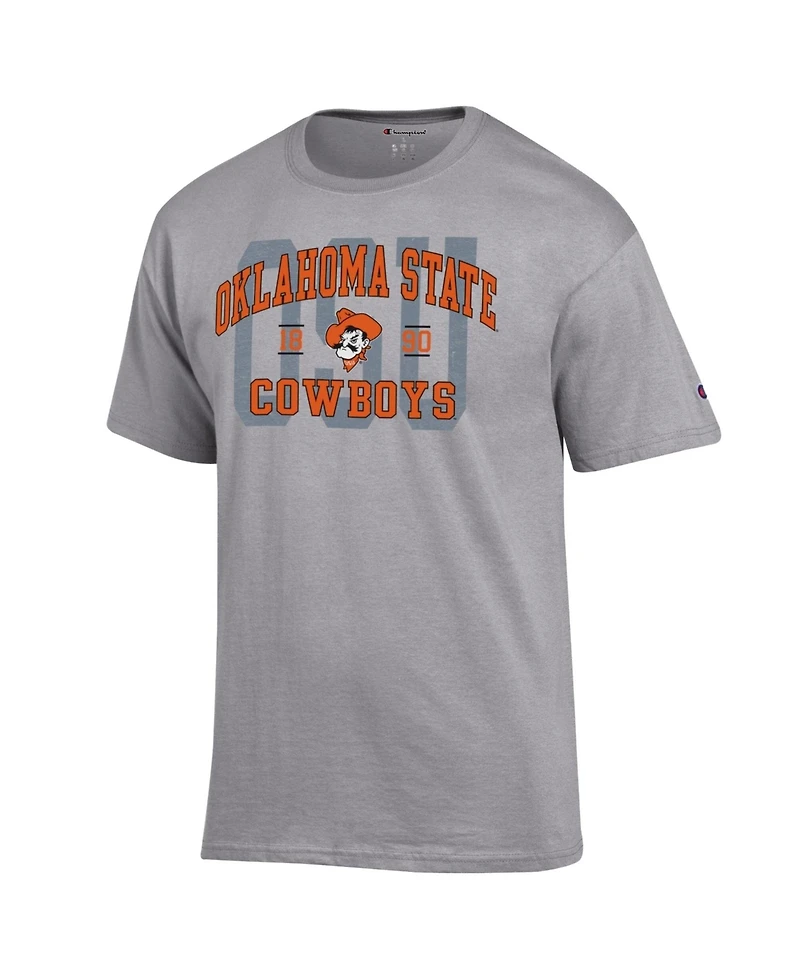 Champion Men's Heather Gray Oklahoma State Cowboys Varsity T-Shirt