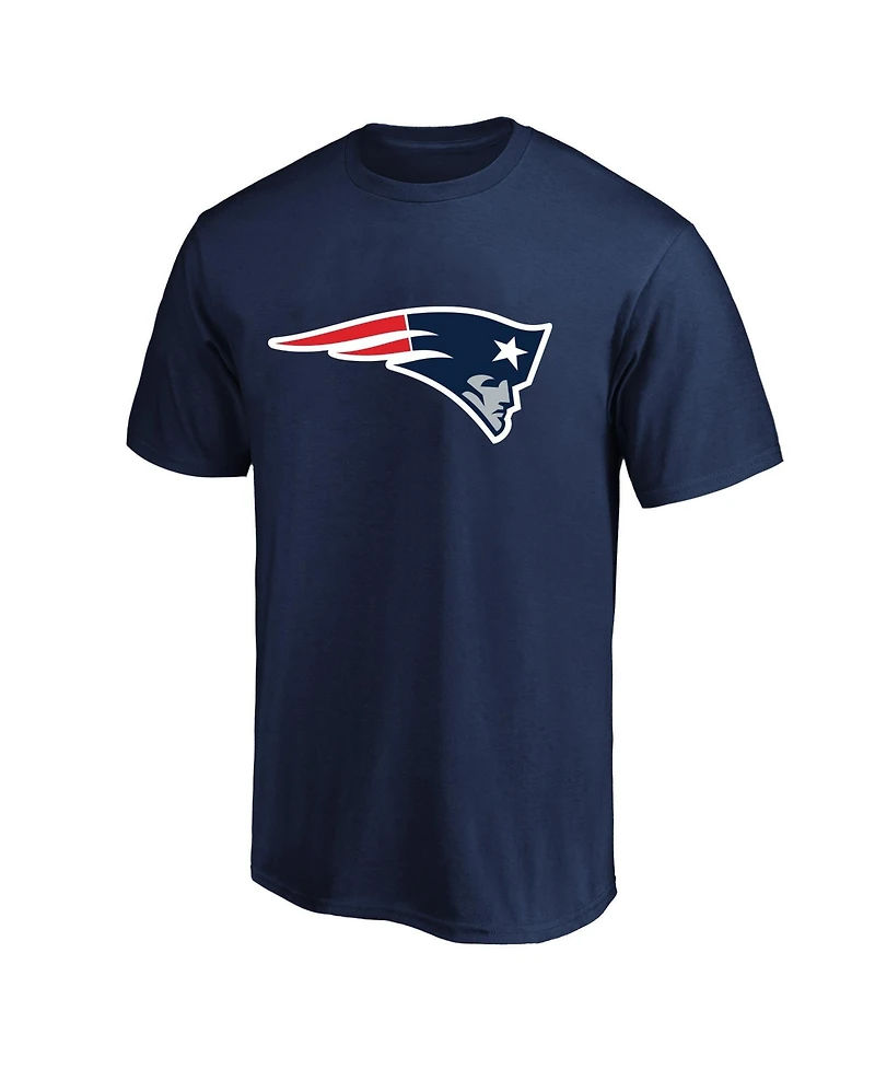 Fanatics Men's A.j. Brown Navy New England Patriots Big Tall Name Number T-Shirt