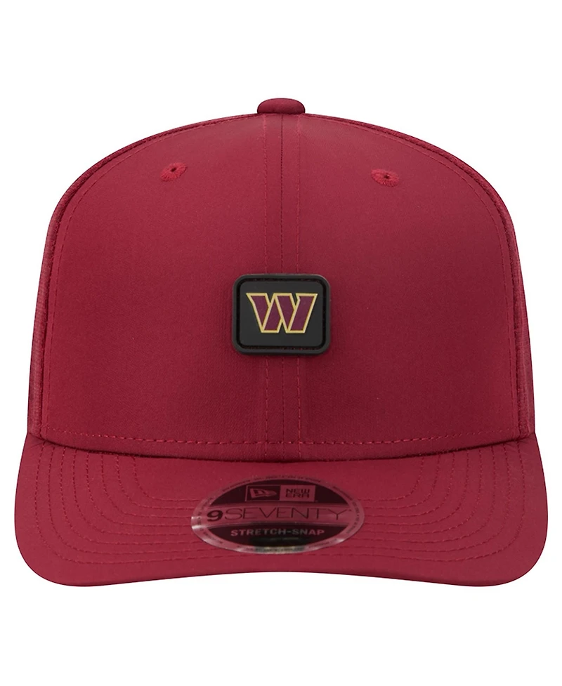 New Era Men's Burgundy Washington Commanders Micro Badge 9SEVENTY Adjustable Hat