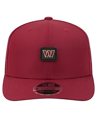 New Era Men's Burgundy Washington Commanders Micro Badge 9SEVENTY Adjustable Hat