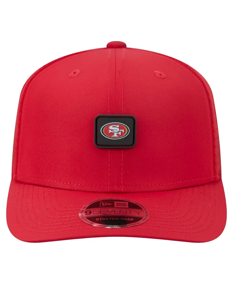 New Era Men's Scarlet San Francisco 49ers Micro Badge 9SEVENTY Adjustable Hat