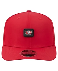 New Era Men's Scarlet San Francisco 49ers Micro Badge 9SEVENTY Adjustable Hat