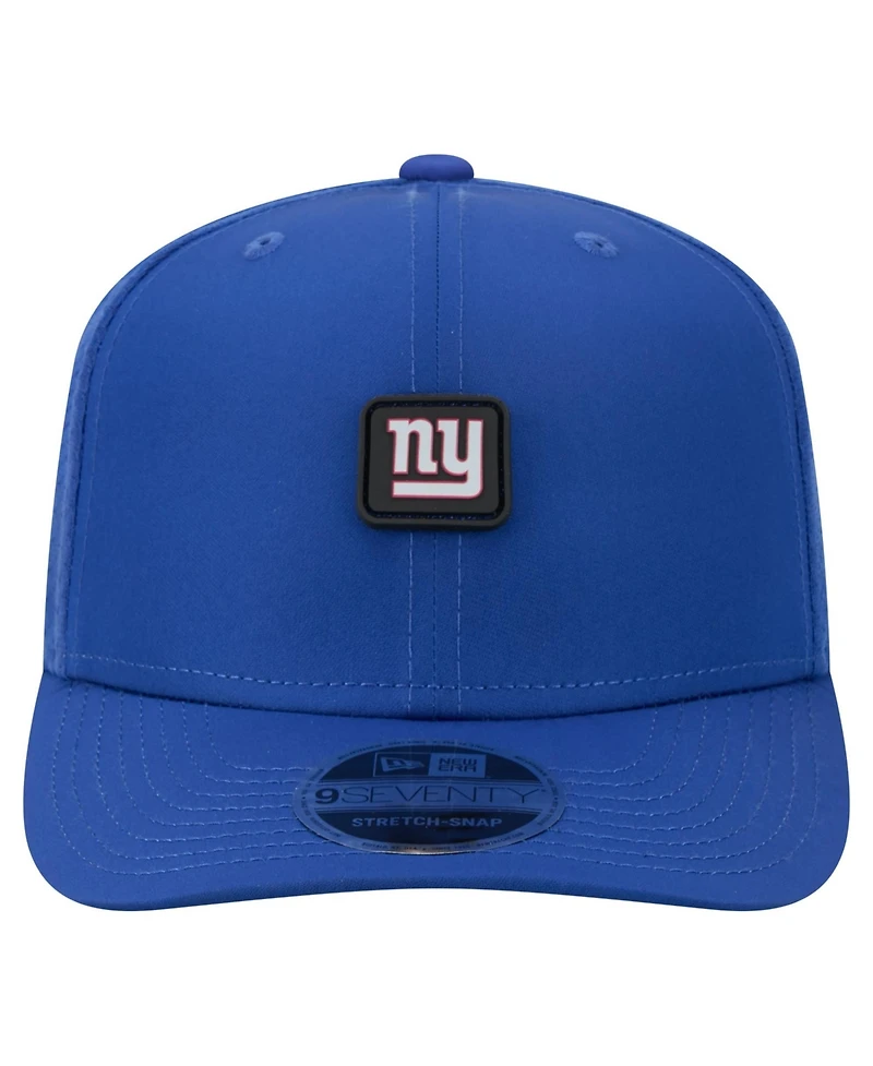 New Era Men's Royal New York Giants Micro Badge 9SEVENTY Adjustable Hat
