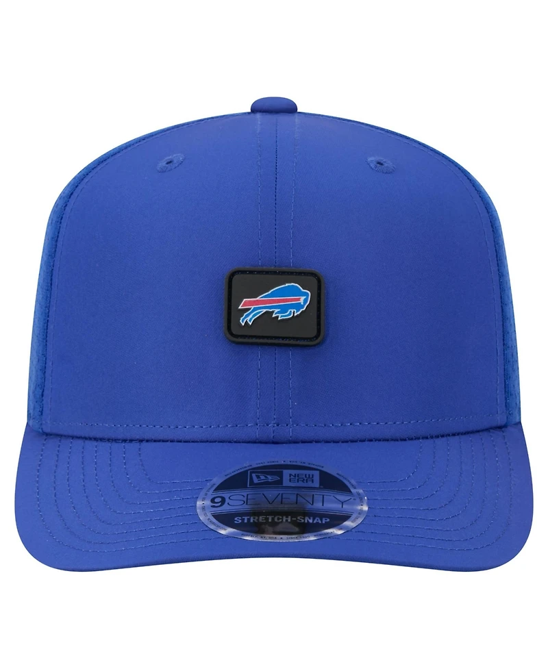 New Era Men's Royal Buffalo Bills Micro Badge 9SEVENTY Adjustable Hat