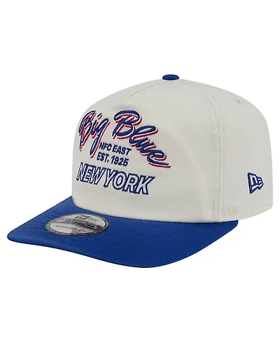 New Era Men's Cream New York Giants Script 19TWENTY Adjustable Hat