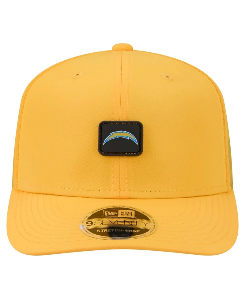 New Era Men's Gold Los Angeles Chargers Micro Badge 9SEVENTY Adjustable Hat