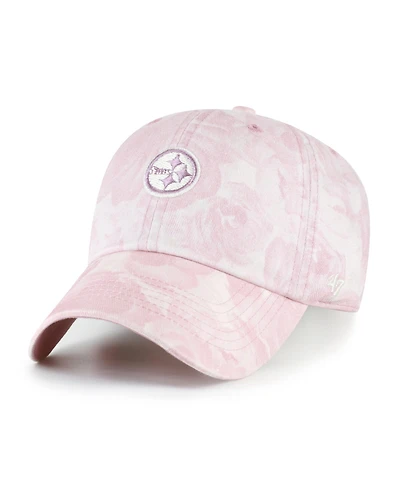 47 Brand Women's Pink Pittsburgh Steelers Gardenia Clean Up Adjustable Hat