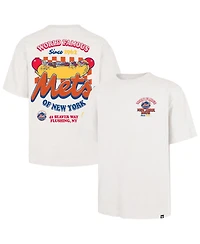 47 Brand Men's Cream New York Mets Glizzy T-Shirt