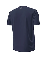 Under Armour Men's Navy Notre Dame Fighting Irish 2026 Shamrock Series Lambeau Overlay Performance Cotton T-Shirt