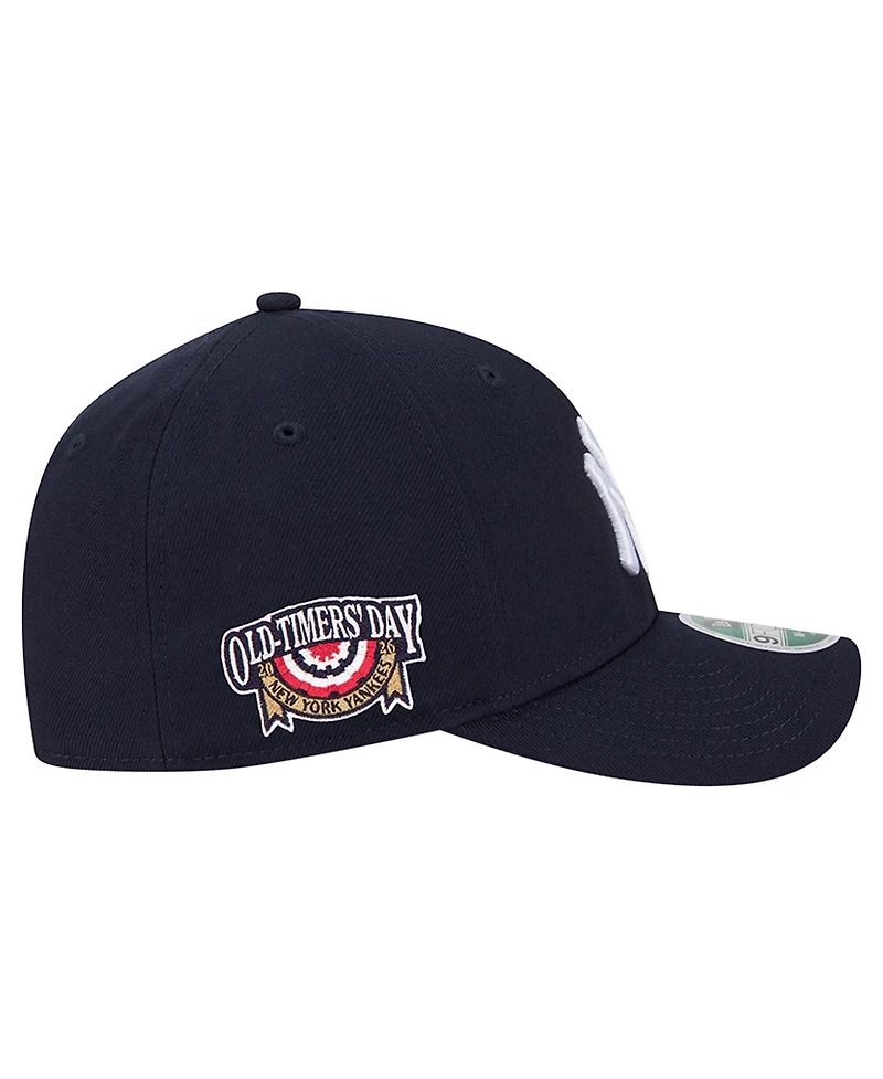 New Era Men's Navy New York Yankees 2026 Old-Timers' Day Player Replica 9FORTY M-Crown Adjustable Hat