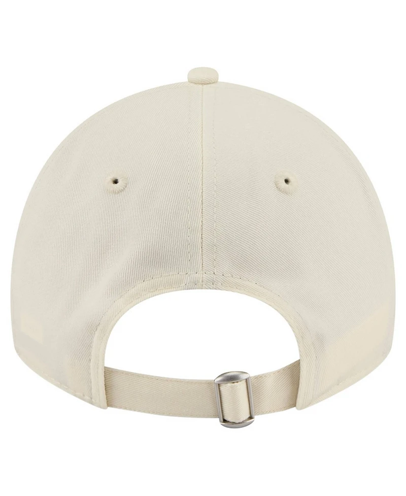 New Era Women's Cream/Coastal Blue New York Giants 9TWENTY Adjustable Hat