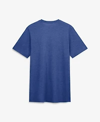 Nike Men's Heather Royal Chicago Cubs Stacked Tri-Blend T-Shirt