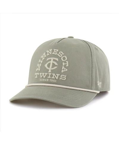 47 Brand Men's Olive Minnesota Twins Canyon Ranchero Hitch Adjustable Hat