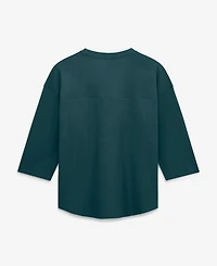 Fanatics Women's Philadelphia Eagles Team First Deceptive Juke 3/4-Sleeve V-Neck T-Shirt