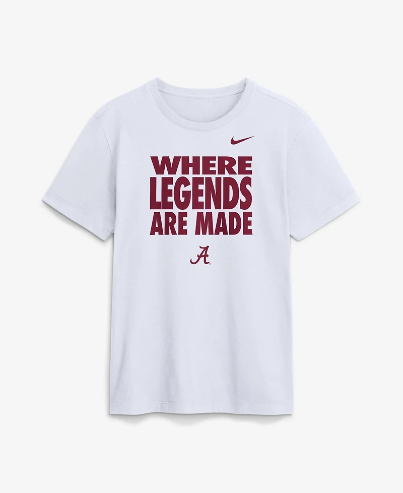Nike Men's White Alabama Crimson Tide 2026 Sideline Dri-fit Slogan T-Shirt