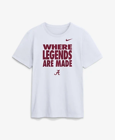 Nike Men's White Alabama Crimson Tide 2026 Sideline Dri-fit Slogan T-Shirt