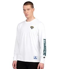 Starter Men's Black/White Jacksonville Jaguars Short Sleeve Long Combo Pack T-Shirt
