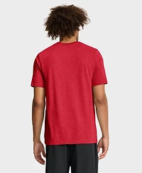 Nike Men's Heather Red Cincinnati Reds Cooperstown Logo Tri-Blend T-Shirt