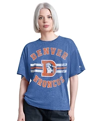 Starter Women's Denver Broncos Jump Shot Vintage Boyfriend T-Shirt