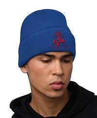 Starter Men's Navy New England Patriots Hoodie and Cuffed Knit Hat Combo Pack