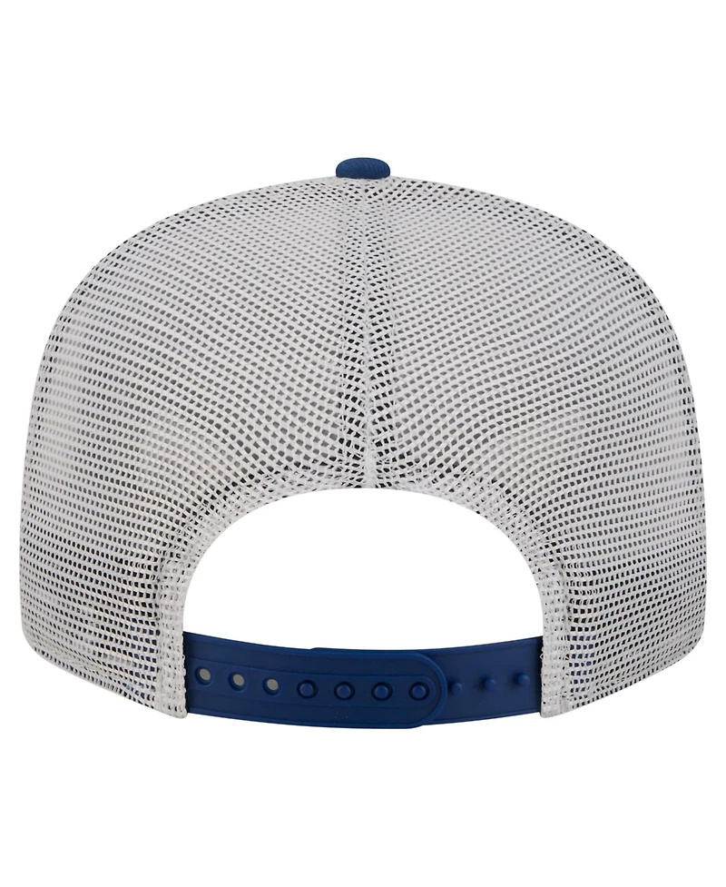 New Era Men's Royal Indianapolis Colts Core Team 9FIFTY Trucker Snapback Hat