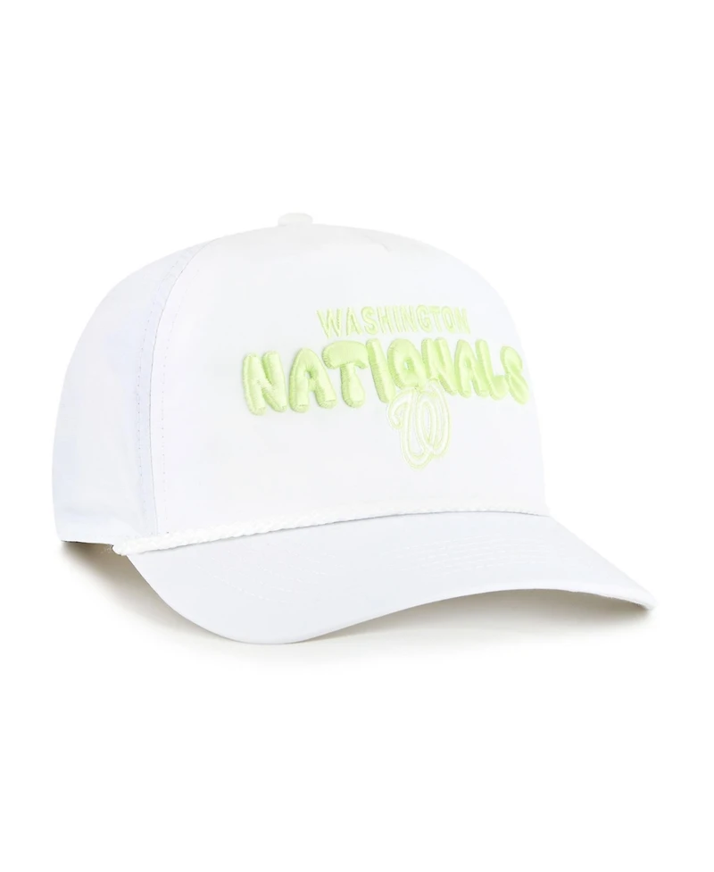'47 Brand Women's ''47 White Washington Nationals Bright Side Adjustable Hitch Hat