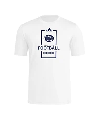 Adidas Men's White Penn State Nittany Lions Football Polyester T-Shirt